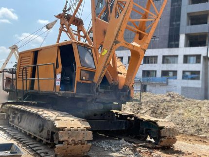 BUCYRUS 71-RB RUSTON BUCYRUS SUPER CRANE 1985 100 TON.