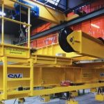 SPREADER MAGNÉTICO COM ELETRO IMÃ, PARA PONTE ROLANTE, Novo,Sem Uso