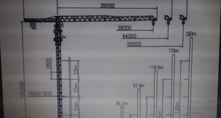 GRUAS P/ CONSTRUÇÃO GJJ-QP5015 EKIPATECK