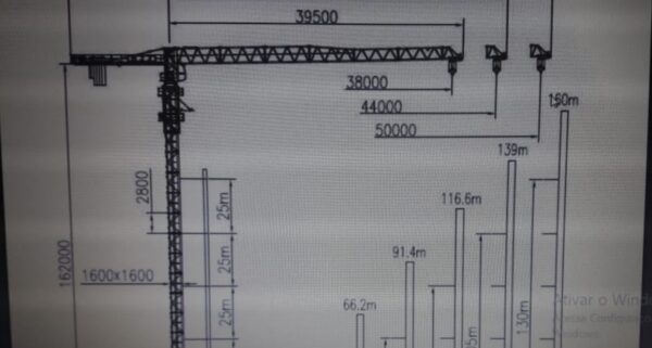 GRUAS P/ CONSTRUÇÃO GJJ-QP5015 EKIPATECK