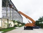 PLATAFORMA ELEVATÓRIA XCMG MELIFT 23 M 2008 DIESEL - TRABALHANDO
