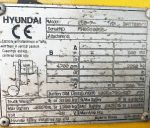EMPILHADEIRA ELÉTRICA HYUNDAI 25B-7 2008 – 2,5 TON.