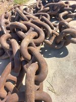 AMARRAS DE 2 1/2" e 3" ; E CORRENTES DE 5"