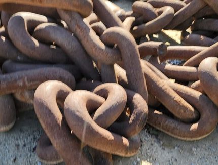 AMARRAS DE 2 1/2" e 3" ; E CORRENTES DE 5"