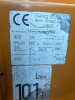 ORMIG 2008 E 2011 10 TON.