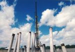 BALSA COM BATE ESTACAS PNEUMÁTICO PARA CRAVAMENTO DE ESTACAS EM CONCRETO OU SIMILAR