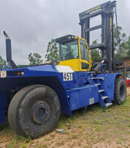 EMPILHADEIRA HYSTER BIG TRUCK 2013 45 TON. - GARFO