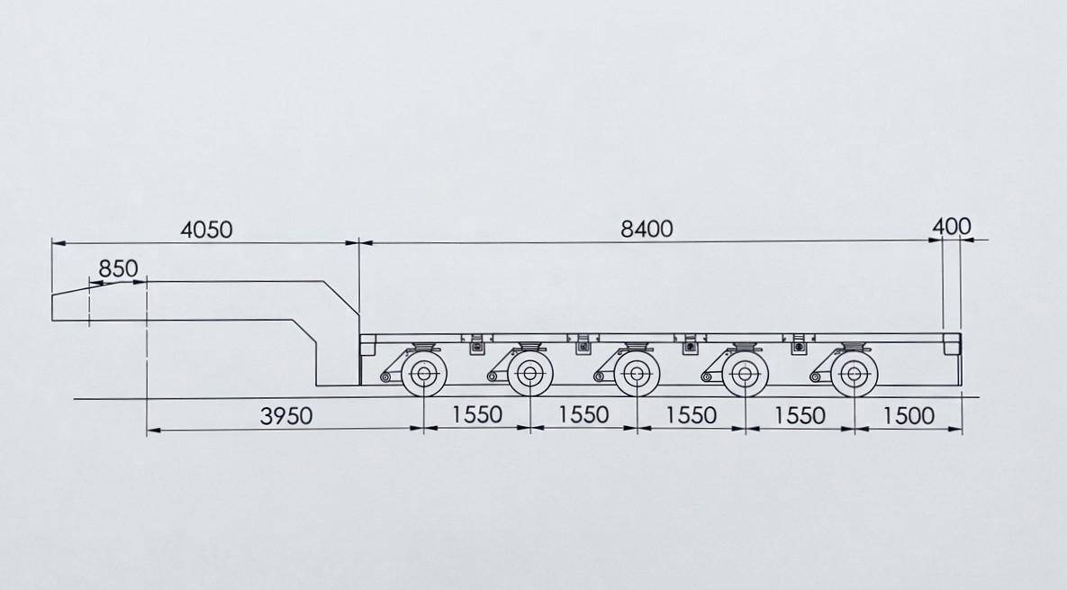 LINHA DE 5 EIXOS REBAIXADA BISELLI 1980