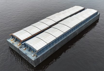 BALSA GRANELEIRA MISSISSIPI 2025 2000 TON. COM TAMPAS DE ALUMÍNIO E GUINCHO