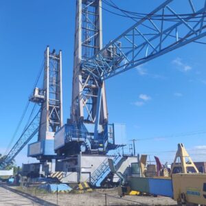 GUINDASTE PORTUÁRIO MHC GOTTWALD HMK280E 1997 100 TON.